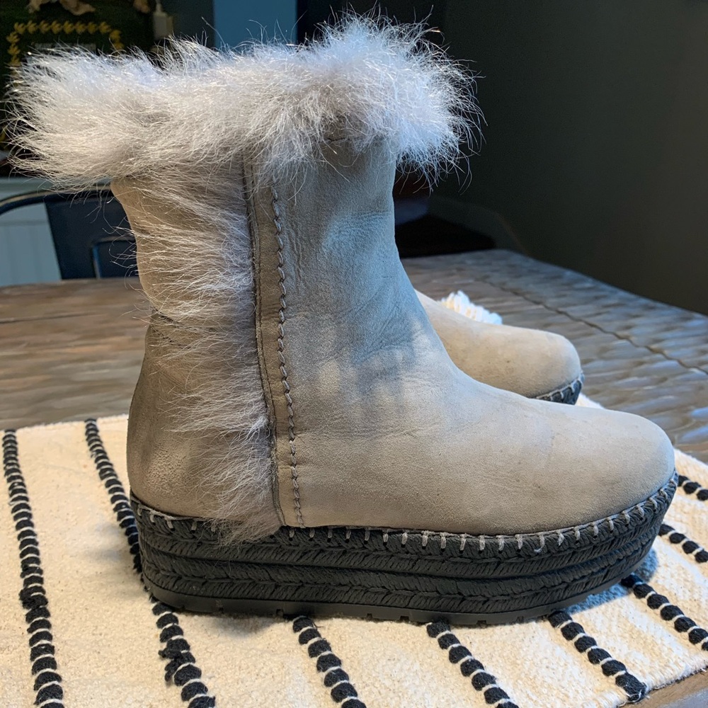 Prada Fur-Lined Boots
